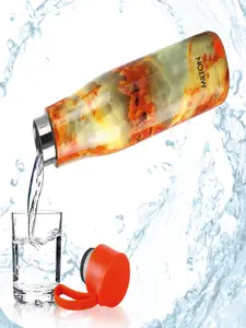 Milton Mirage 800 Red Printed Thermosteel Hot and Cold Water Bottle 760 ml