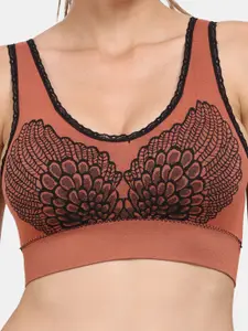 Amour Secret Pack of 2 Abstract Printed Lightly Padded Bra