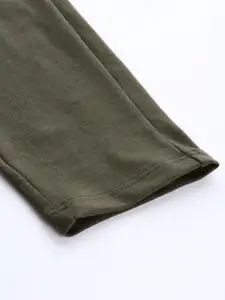 one8 x PUMA Men Solid Mid Rise Knitted Slim Fit Track Pants