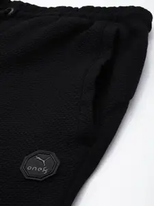 one8 x PUMA Men Self Design Slim Fit Outdoor Shorts