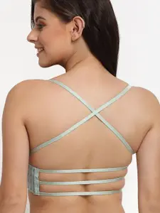 MAKCLAN Floral Underwired Lightly Padded Bra