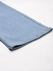 all about you Women Straight Fit High-Rise Heavy Fade Stretchable Jeans