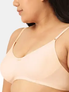 Sztori Pack of 2 Cotton Seamless Non-Padded Bra SZ-P-COOL-SKN-PP-2