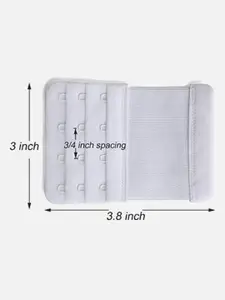 StyFun Pack of 12 Stretchy 4 Hook 4 Eye Bra Extension