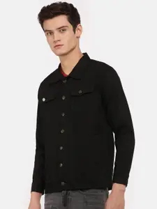 VOXATI Men Cotton Denim Jacket
