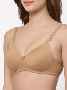 Floret Pack Of 2 Non Wired Lightly Padded High Support T-Shirt Bra