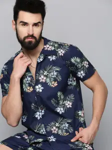 SHOWOFF Men Tropical Printed Shirt & Shorts
