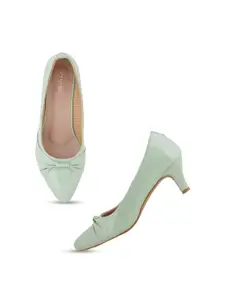 SCENTRA Kitten Heels Pumps With Bows