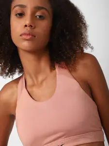 Reebok Training Core Lightly Padded & Non-Wired Racerback Seamless Workout Bra