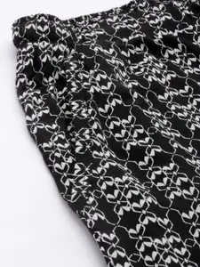 Van Heusen Women Allover Print Functional Pocket Ultra Soft Lounge Pants