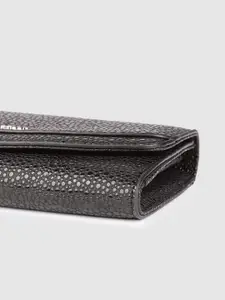 Allen Solly Women Micro Geometric Textured Envelope Wallet
