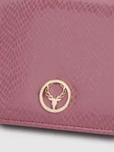 Allen Solly Women Animal Textured Envelope Wallet