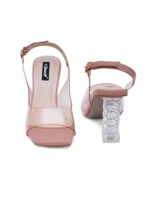 Sherrif Shoes Backstrap Block Heels