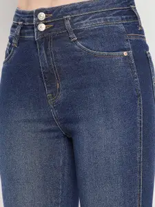 Madame Women Cotton Regular Fit Cropped Jeans