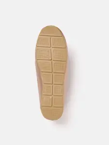 Carlton London Women Laser Cut Horsebit Loafers