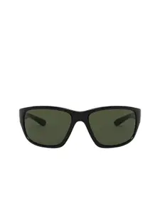 Ray-Ban Men UV Protected Green Lens Square Sunglasses - 0RB4300601/3163