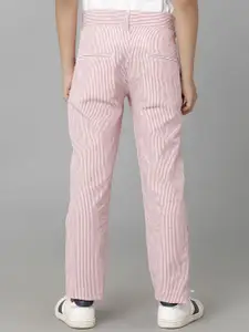 UNDER FOURTEEN ONLY Boys Striped Cotton Trousers