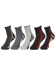 MARC Men Pack Of 5 Patterned Ankle-Length Socks