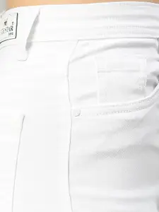 High Star Women Wide Leg High-Rise Stretchable Jeans