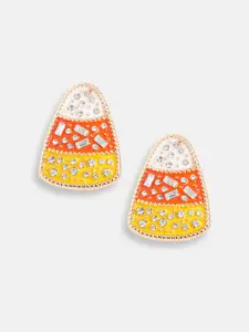 SOHI Multicoloured Contemporary Studs Earrings