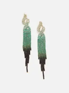 SOHI Multicoloured Contemporary Drop Earrings