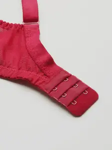 Sztori Plus Size Medium Coverage Lace Bra - SZ12-GIN01-GIN01