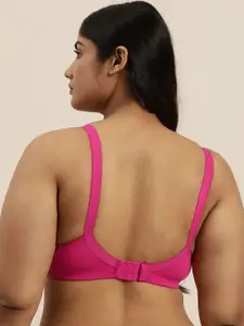 Sztori Plus Size Floral Medium Coverage Bra