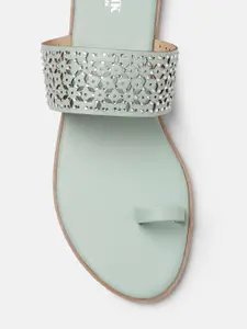 Anouk Women Embellished One Toe Flats