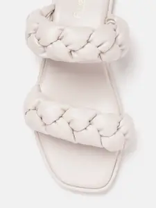 DressBerry Women Braided Open Toe Flats