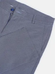 Arrow Sport Men Textured Slim Fit Trousers