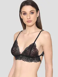 N-Gal Floral Non-Padded Non-Wired Anti Odour Bralette Bra