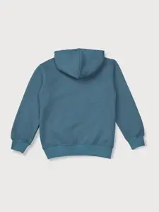 Gini and Jony Boys Printed Hooded Cotton Sweatshirt