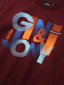 Gini and Jony Boys Graphic Printed Cotton Sweatshirt