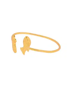 Silvermerc Designs Women Gold-Plated Kada Bracelet