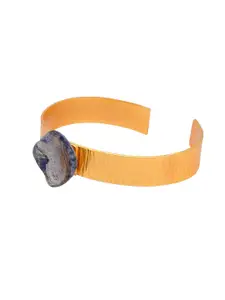 Silvermerc Designs Women Brass Gold-Plated Kada Bracelet