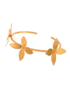 Silvermerc Designs Women Gold-Plated Cuff Bracelet