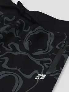 Gini and Jony Boys Printed Mid-Rise Cotton  Track Pants