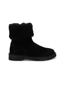 yoho Women Faux Fur Trim Regular Boots