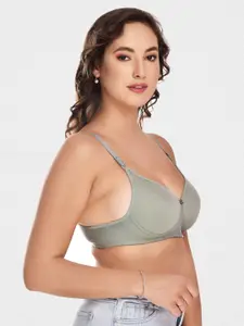 Designer Bugs Lightly Padded Cotton Non Wired Seamless Bra