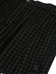 Gini and Jony Girls Checked Pure Cotton Divided Mini Skirt