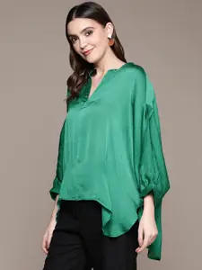 Ritu Kumar V-Neck Kurti with Drop-Shoulder Sleeves