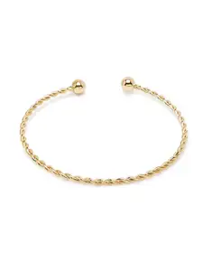 YouBella Women Gold-Plated Cuff Bracelet
