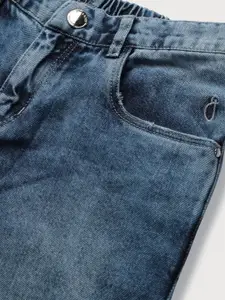 Gini and Jony Girls Mid-Rise Heavy Fade Jeans
