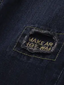 Gini and Jony Boys Mildly Distressed Light Fade Cotton Jeans