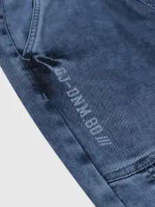 Gini and Jony Boys Heavy Fade Mid-Rise Elasticated Cotton Jeans