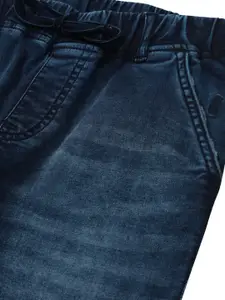 Gini and Jony Girls Mid-Rise Low Distress Light Fade Denim Jeans