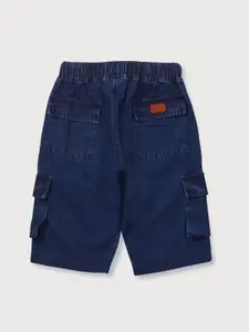 Gini and Jony Boys Mid-Rise Denim Cargo Shorts