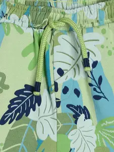 MINI KLUB Boys Cotton Floral Printed Shorts