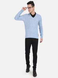 Monte Carlo Men Checked Pullover