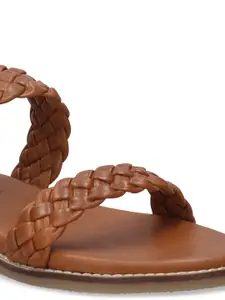 Bugatti Sara Women Woven Design Open Toe Flats